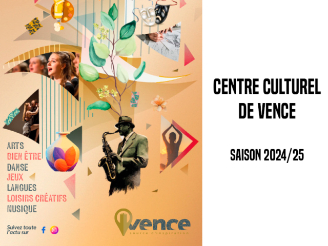 Centre Culturel de Vence saison 2024/25