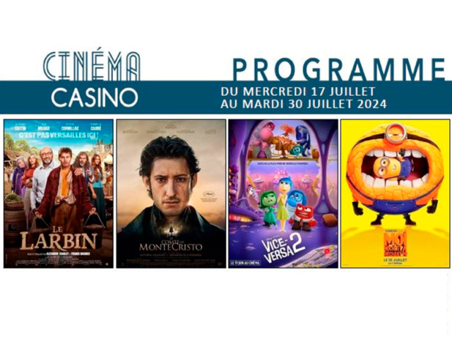 Cinéma Casino du 17.07 au 30.07