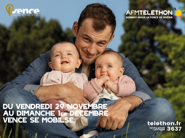 Téléthon 2024, Vence se mobilise !