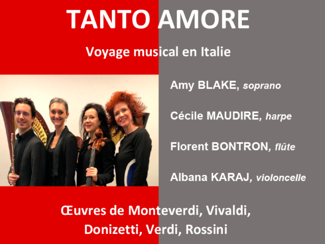 Syrinx concerts présente « Tanto Amore »
