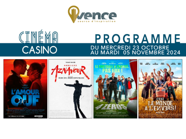 Cinéma Casino du 23.10 au 05.11.24