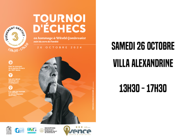 Tournoi d’échecs en hommage à Witold Gombrowicz 2024