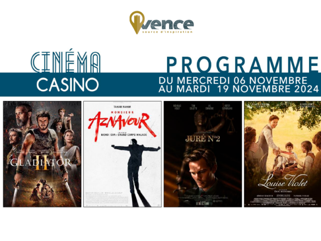 Cinéma Casino du 06.11 au 19.11.24