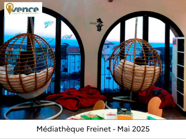 Médiathèque  Freinet – Programme du mois de mai 2025