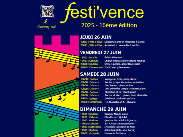 Festi’Vence – 16ème édition