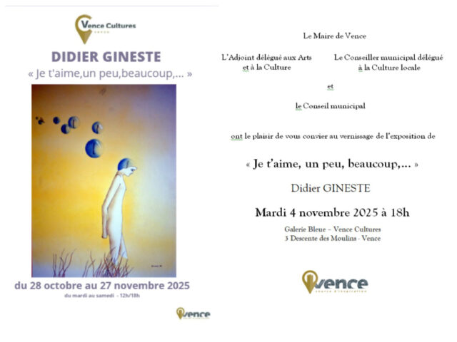 Exposition Didier GINESTE