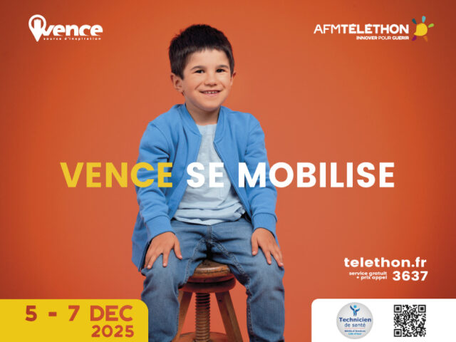 Téléthon 2025, Vence se mobilise !