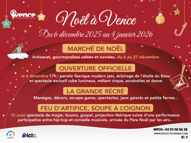Noël à Vence : Du 6 décembre 2025 au 4 janvier 2026