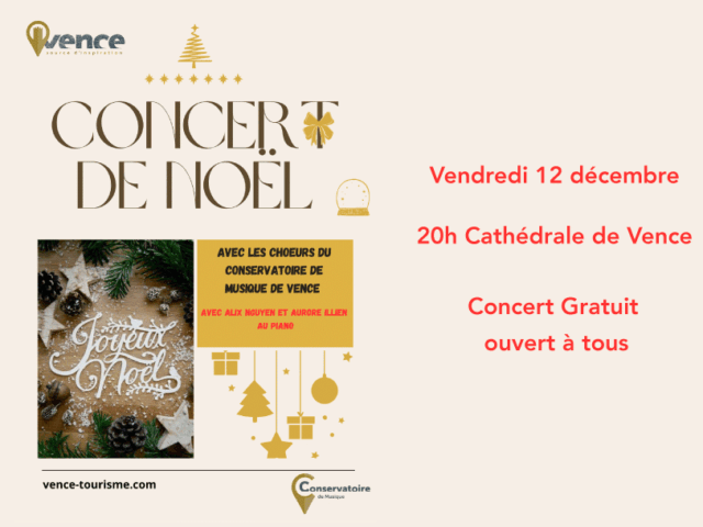 Concert du conservatoire 12 décembre