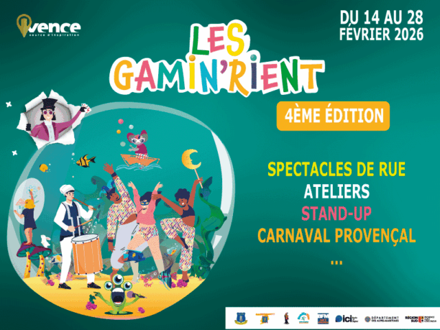 LES GAMIN&rsquo;RIENT – Du 14 au 28 février 2026