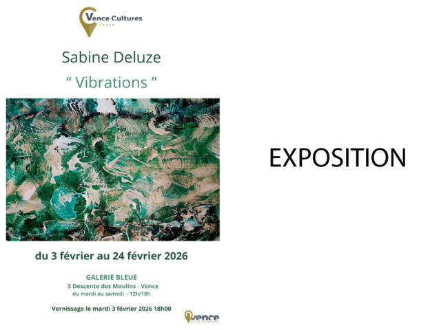 Exposition « Vibrations » de Sabine Deluze