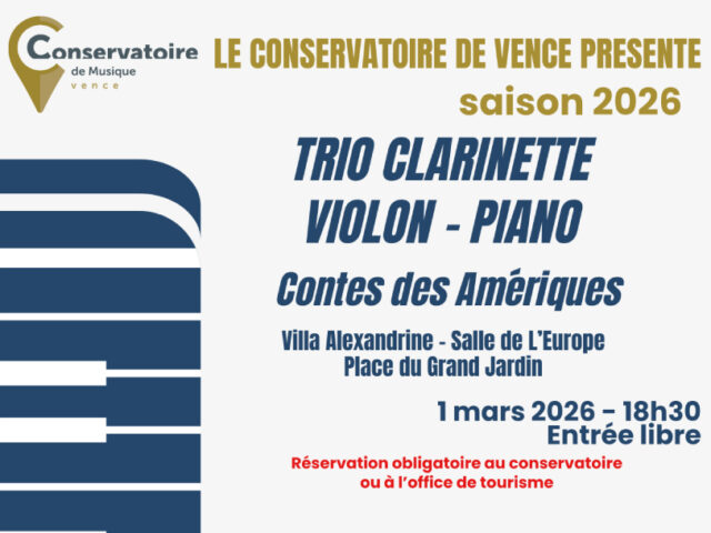 Concert du conservatoire « hors les murs » le 1er mars