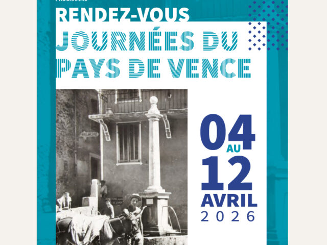 Journées du Pays de Vence : du 4 au 12 avril