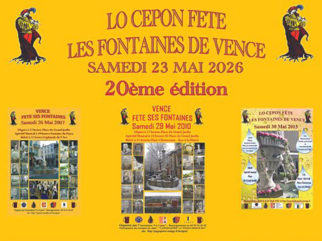 Fêtes des Fontaines 23 mai 2026