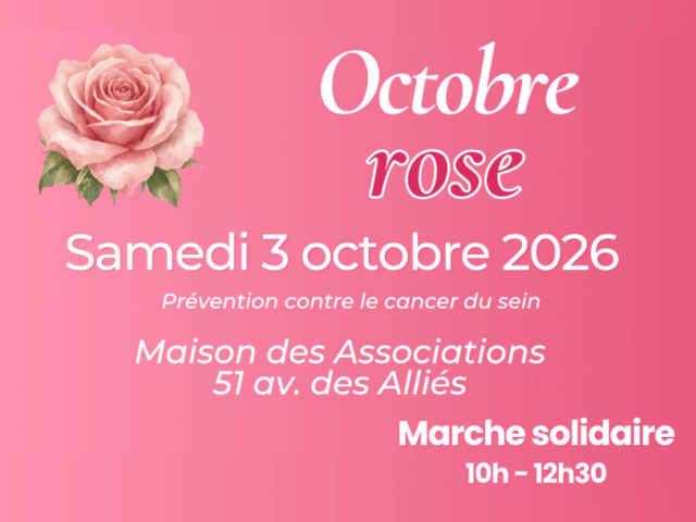 Octobre rose – 3 octobre